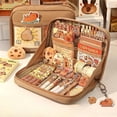 thumbnail image 3 of Escolares Lapicera Capibara, Kawai Juego de Papeleria de Capibaras, con Capybara Estuche para Lapices, Peluche, Regalos para Niñas y Niños, 3 of 3