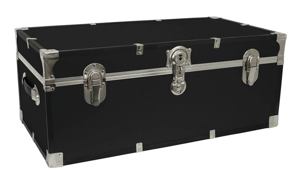 30 in. Trunk with Lock in Black