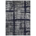thumbnail image 3 of Allstar Rugs 5'x7' Rectangle Abstract Intersecting Line Rug Gray/Midnight Blue, 3 of 3