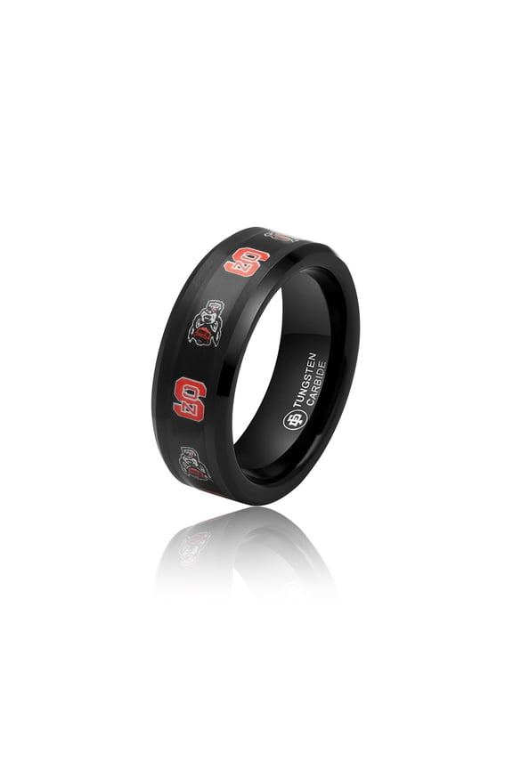 NC State Wolfpack Tungsten Ring