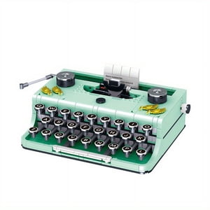 PENGXIANG Compatible Major Blocks Building Toys Retro Typewriter Puzzle Assembling Building Blocks Toys For Boys And Girls Birthday Gifts