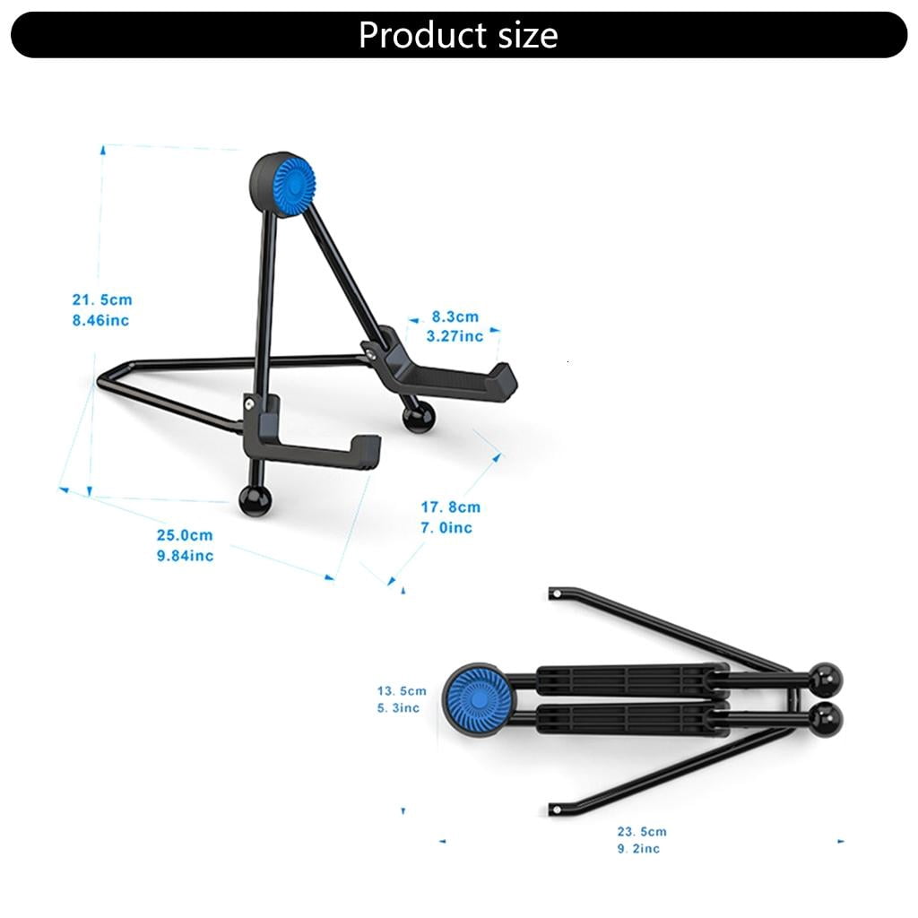 Yihuala Flanger Folding Smarte Guitar Stand Portable Guitar Stands Electric Guitar Stand Travel Musician Gear