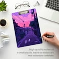 thumbnail image 3 of FORMRS Acrylic Clipboard with Low Profile Clip Standard A4 Letter Size, 12.5" x 9", White Cat Walking, 3 of 8
