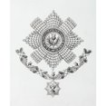 thumbnail image 2 of Star  Collar And Badge Of The Order Of The Thistle. From The Cyclopaedia Or, 2 of 2