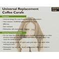 thumbnail image 5 of Madelco Caf Brew 5-Cup Glass Coffee Decanter, 5 of 7