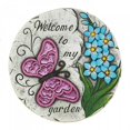 thumbnail image 1 of Pink Butterfly Garden Stepping Stone, 1 of 1