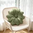 thumbnail image 6 of Flower Throw Pillow, Lint Blossoms Shape Cushion, Decorative Soft Accents Pillow for Sofa, Couch, Bed, Living Room, Cute Floral Designs, Stylish Home Décor, Spring Decor, Colorful Throw Pillows, 6 of 6