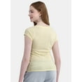thumbnail image 3 of No Boundaries Short Sleeve Scoop Neck Tee, Women's XXS-XXXL, 3 of 5