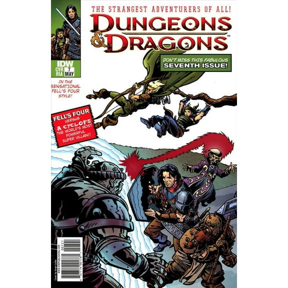 Dungeons And Dragons #7C VF ; IDW Comic Book