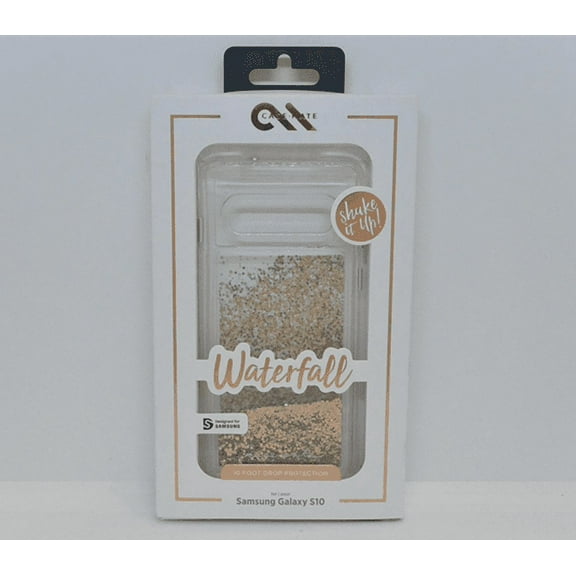 Case-Mate Samsung Galaxy S10 Waterfall Gold Case