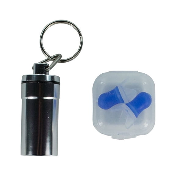 GMS Flitemate Pressure Reducing Silicone Ear Plugs (3 Pair) with 3 Clear Cases