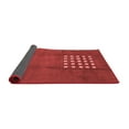 thumbnail image 2 of Ahgly Company Indoor Round Abstract Red Modern Area Rugs, 3' Round, 2 of 4