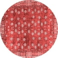 thumbnail image 1 of Ahgly Company Machine Washable Indoor Round Oriental Red Traditional Area Rugs, 3' Round, 1 of 4