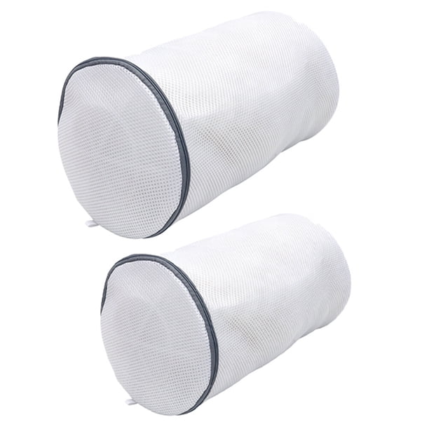 2pcs Zapatos Bolsas de lavado Bolsa de lavandería de zapatos de malla para zapatillas de deporte Calcetines Sujetadores