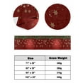 thumbnail image 6 of Xipuska Christmas Bed Runners for Twin Size Bed, Decorative Bed Throws for Foot of Bed, Red Xmas Balls Pine Branches Snowflakes Winter Bed Runner Sofa Throw Bedding Scarf Slipcover for Bedroom, 6 of 6