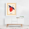 thumbnail image 2 of Summervibes - Fresa - Illustration Fruit Kitchen Decor Botanical Minimalist Pop Art White Framed Wall Art Print 6 x 8 inches, 2 of 3