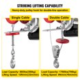 thumbnail image 6 of VEVORbrand Electric Hoist, 1760lbs Electric Winch, Steel Electric Lift, 110v Electric Hoist with Remote Control & Single/Double Slings for Lifting in Factories, Warehouses and Construction Site, 6 of 10