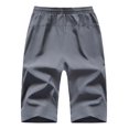 thumbnail image 4 of 1n Pantalones Cortos De Cintura Elástica Sólida Para Hombre, 4 of 8