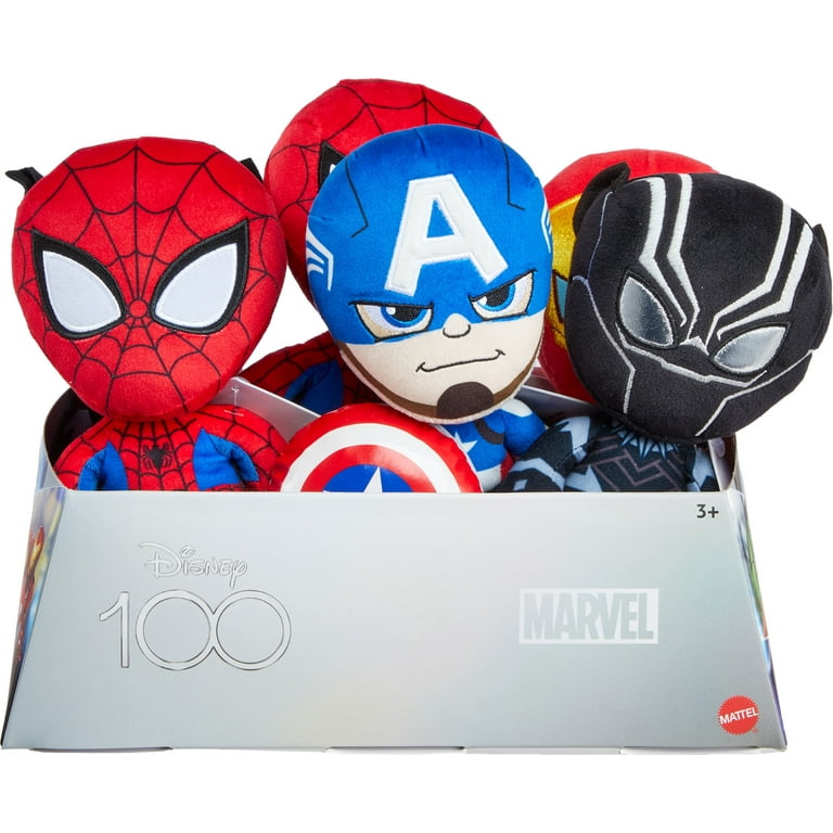 Marvel Plush Character Soft Dolls, 8-inch Collectible Stuffed