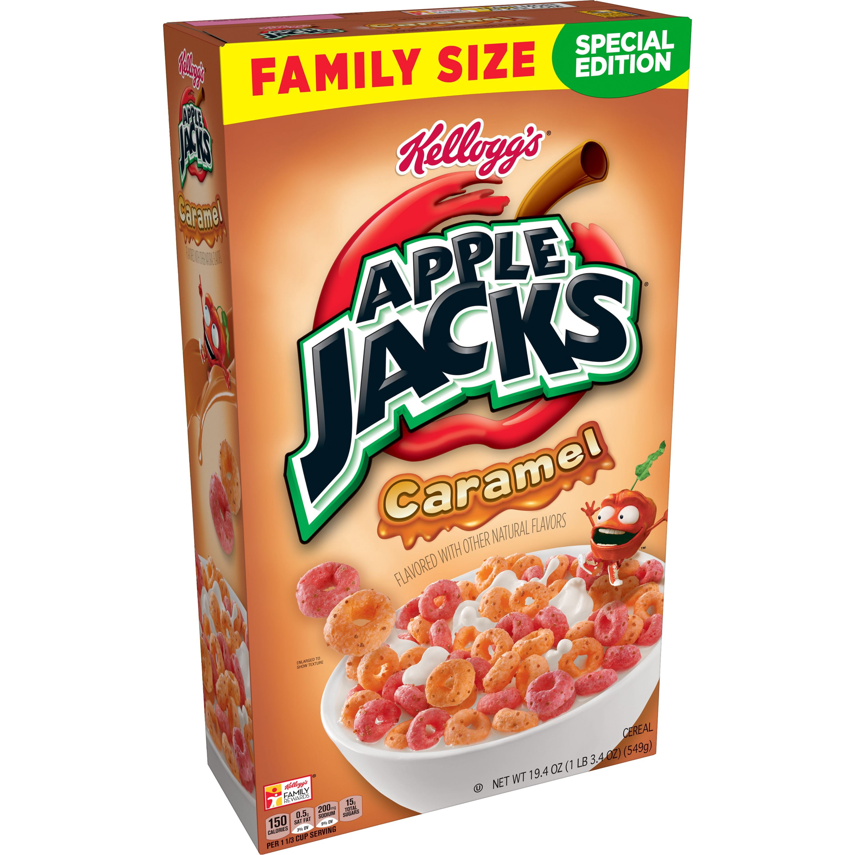 Kellogg's Apple Jacks Breakfast Cereal 