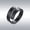 Black, variant on Titanium Steel Open Ring Unisex Minimalist Fashion Accessory Korean Style Trendy Gift For Men And Women Everyday Wear