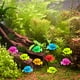 thumbnail image 4 of OHOIOLLA 10Ud Peces Plásticos Artificiales Con Coloridos Patrones Para De, 4 of 7