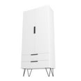 thumbnail image 5 of Manhattan Comfort Beekman 67.32 Tall Cabinet with 6 Shelves in White, 5 of 5