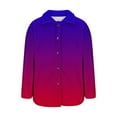 thumbnail image 6 of Hvyesh Womens Plus Size Shacket Jacket Trendy Tie Dye Coat Fall Flannel Long Sleeve Jackets Casual Button Down Shirts Jackets, 6 of 7