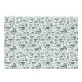 thumbnail image 1 of Llama Cutting Board, Abstract Triangles Doodle Style Alpacas in Monochrome Cartoon Pattern, Decorative Tempered Glass Cutting and Serving Board, Large Size, White Charcoal Grey, by Ambesonne, 1 of 1