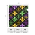 thumbnail image 4 of Daiia Mardi Gras1 Mailbox Cover , Magnetic Welcome Mailbox Wraps Post Letter Box Cover for Garden Yard Home Decor-25.5x21 in, 4 of 9