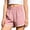 Pink, variant on Guluxicc Girls Dolphin Pants Kids Athletic Shorts with Elastic Waist Summer Silk Running Workout Active Shorts