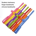 thumbnail image 4 of xinxixnxx 3 Pieces Bookmark Reading Paper Decorative Book Mark Stationery Reusable Art Craft School Students Color Random, 4 of 9