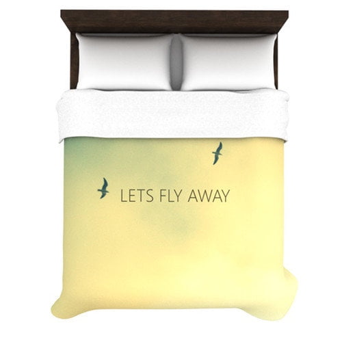 KESS InHouse Let's Fly Away Duvet Cover Collection
