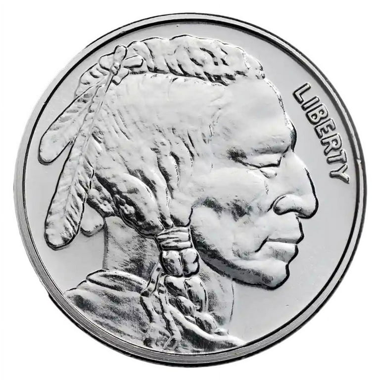 1 oz Silver Buffalo Round - Tube of 20 | .999 Fine Silver
