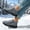 Gray, variant on Womens Winter Warm Slip On Ankle Boots Plush Lined Snow Booties Elastic Side Panels Thick Sole Casual Shoes Botas de Invierno Mujer