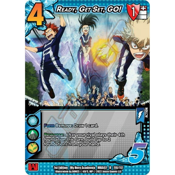 My Hero Academia Series 2 Crimson Rampage Rare Ready, Get Set, GO! #110