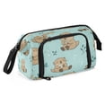 thumbnail image 2 of Nylon Fish Mouth Pencil Case with Large Capacity Zipper Pencil Pouch Cute Otter Pattern Pencil Bag Organizers, 2 of 7