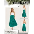 thumbnail image 6 of Nlife Women High Waist Pleated Drawstring Flowy Hem Skirt, 6 of 7