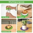 thumbnail image 4 of 6 Pcs Jar Opener Pads,Rubber Jar Opener Bottle Gripper,Non Slip Round Can Gripper Pad,Kitchen Coasters Tool,Reusable Bottle Lids Openers Kit for Arthritis Weak Hands,6 Colors, 4 of 7