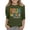 Army Green(Letter Print), variant on Back To School Outfits for Girls Cute Tops for Girls 3/4 Sleeve Novetly Letter Print Girls Shirts Crew Neck Soft Casual Clothes for Teen Girls Tunic Tops Wine 9-10 Years