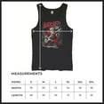 thumbnail image 7 of Sleigher World Tour Tank Top Santa Claus Skeleton Rock and Roll Legend Guitar Band Christmas Tree Xmas Men's Top, 7 of 7