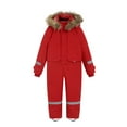 thumbnail image 4 of Waterproof Snowsuit Kids Kids Snow Suit One Piece Boys Girls Snowboard Suits Ski Jumpsuits Coveralls Outdoor Waterproof Windproof Snowsuits, 4 of 9