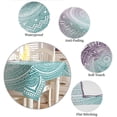 thumbnail image 6 of Purple Turquoise Mandala Geometric Gradient Table Cloth Waterproof Oilproof Dining Table Cover Kitchen Home Decor Tablecloth, 6 of 7