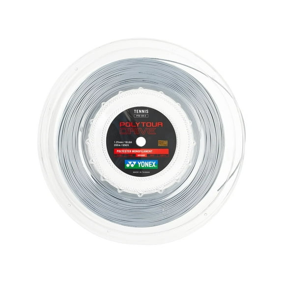 Yonex Poly Tour Drive 125/16L Tennis String Reel Silver