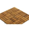 thumbnail image 5 of EZ-Floor End Trim Piece Interlocking Flooring in Solid Teak Wood (Set of 2), 5 of 5