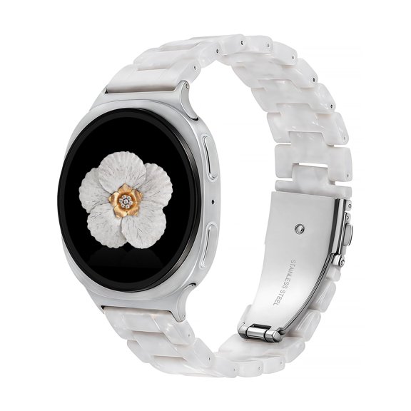 Wearlizer Resin Band Compatible with Samsun Galaxy Watch 8 40mm 44mm/Watch 8 Classic 46mm, Lightweight Bracelet Strap for Women Men