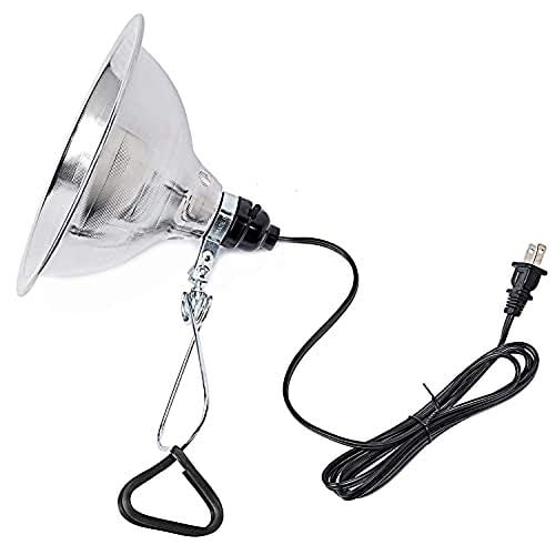 New Woods 0169 150-Watt Clamp Light with 8.5-Inch Reflector 18/2 6-Foot Cord 