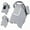 Grey, variant on Beavtaens Baby Car Seat Cover, Muslin Infant Carseat Cover, with Breathable Mesh Peep Window