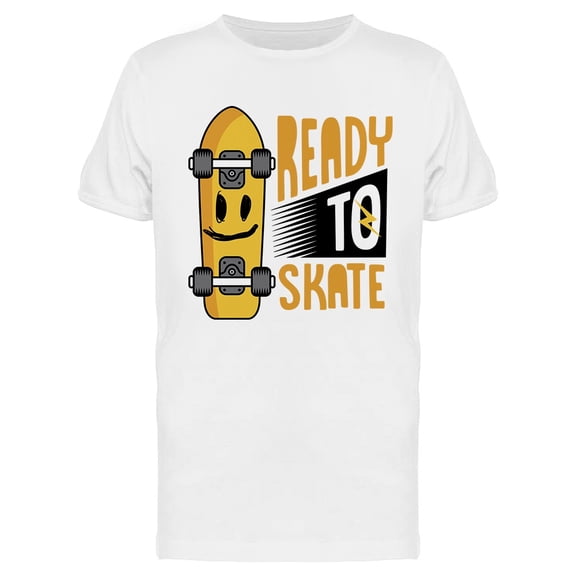 Ready To Skate Design T-Shirt Men -Image by Shutterstock, Male x-Large