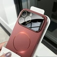 thumbnail image 2 of TECH CIRCLE Shockproof Compatible with Mag Safe Case for iPhone 16 Pro Plating Full Camera Lens Cover Military-Grade Protection Phone Cover,Red, 2 of 11